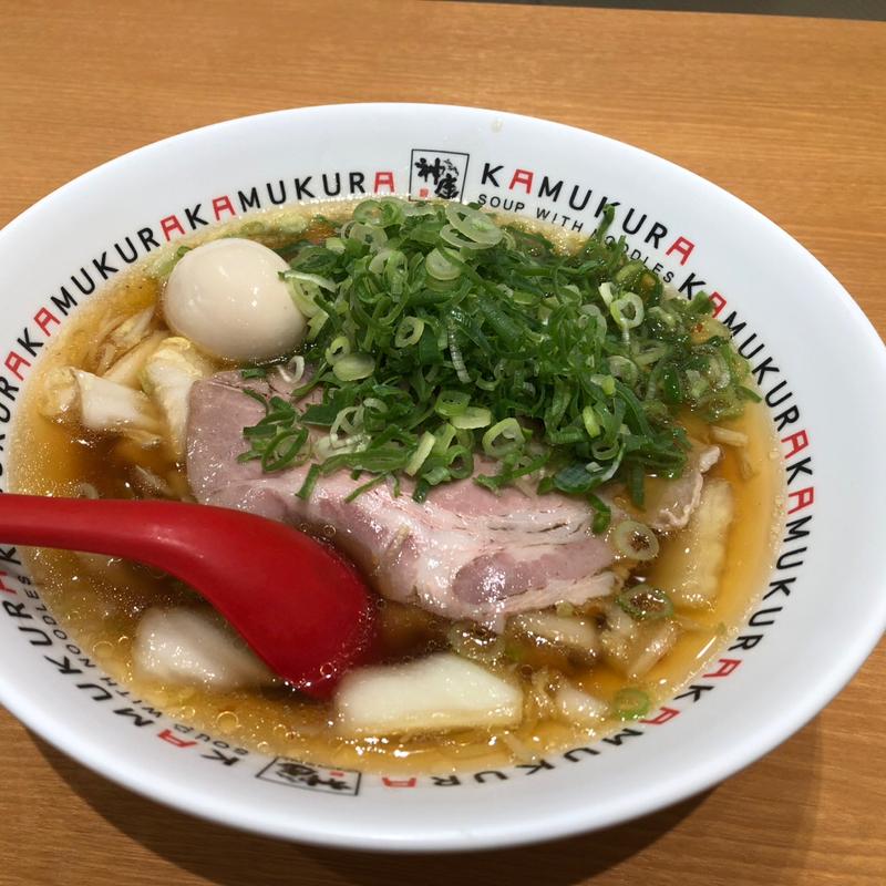 煮玉子ネギラーメン(どうとんぼり神座 ペリエ千葉店)