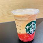 ラブ&ピーチフラペチーノ(スターバックスコーヒー ららぽーと湘南平塚店)