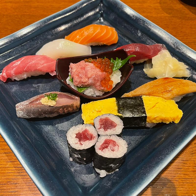 おすすめ握り(築地寿司清 名古屋ミッドランドスクエア店)