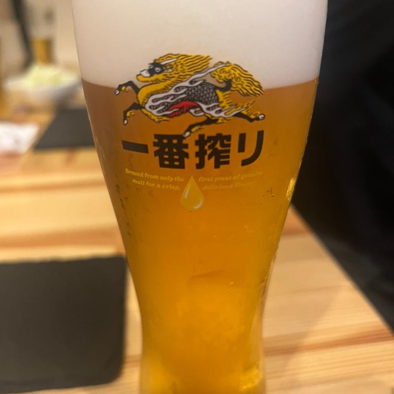 生ビール(焼鳥あつみや)