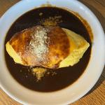 黒毛和牛のビーフカレー オムライス(京都北山洋食パセリカフェ)