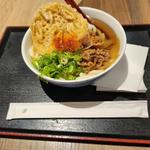 肉ごぼううどん(因幡うどん 福岡空港店)