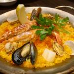 漁師風魚介のパエリア(スペインバル ロボス 銀座店)