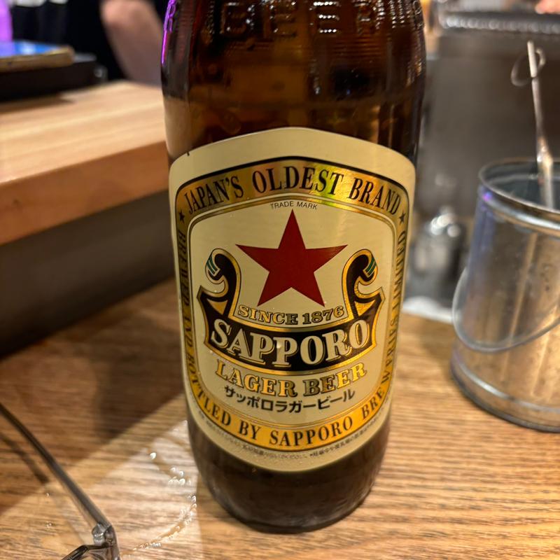 サッポロ赤星(ラム肉酒場 ラムゴロー 神田南口店)