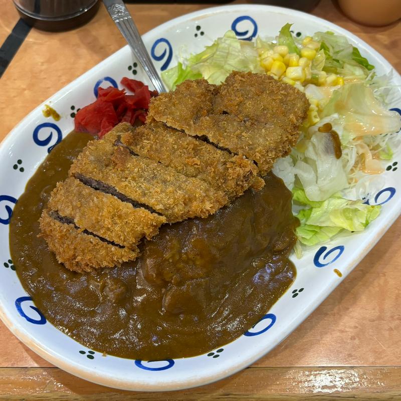 牛ヒレカツカレー（5倍）(スタミナカレーの店バーグ 杉田本店)