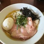 冷やし秋刀魚煮干し(味玉)
