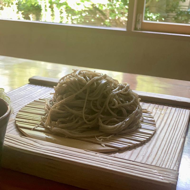 もりそば大盛(蕎麦切り 大城)