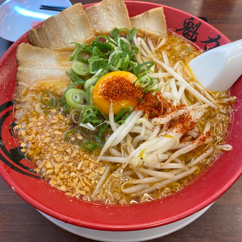 背脂スタミナらぁめん(京都北白川ラーメン魁力屋 三鷹大沢店)