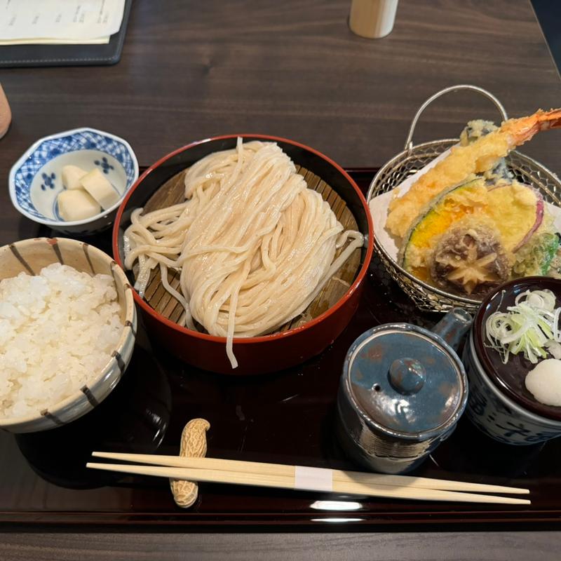 天ざるうどんランチ(小松 武兵衛)