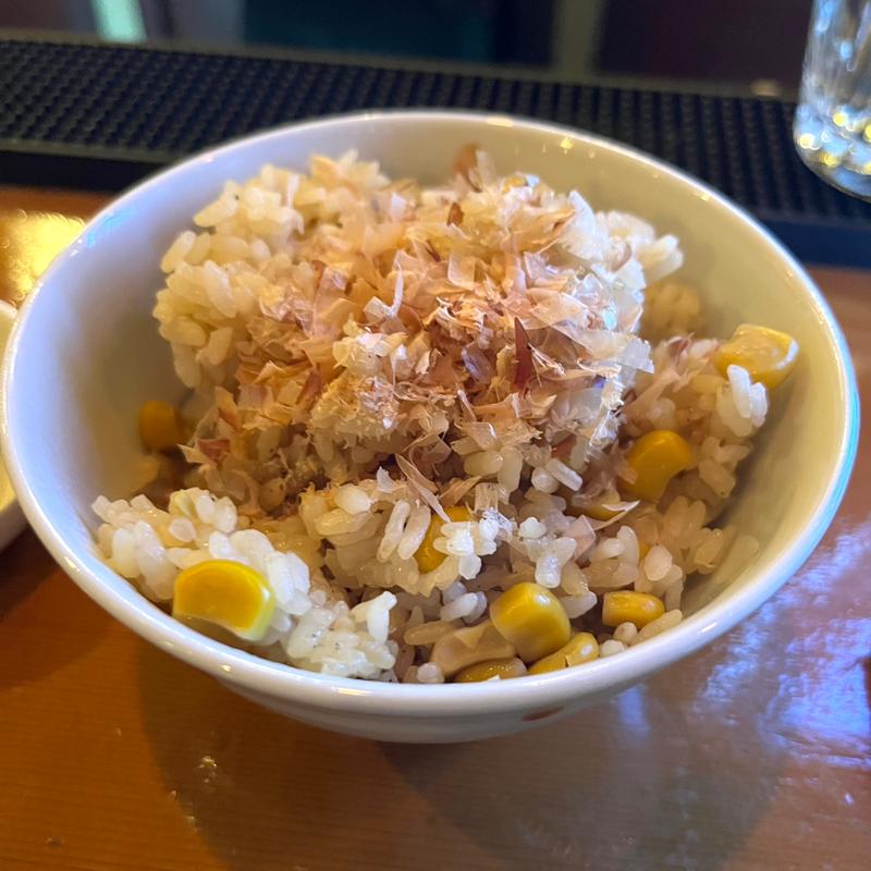 コーンごはん(焼酎bar 甚 japanese spirits & japanesewhisky)