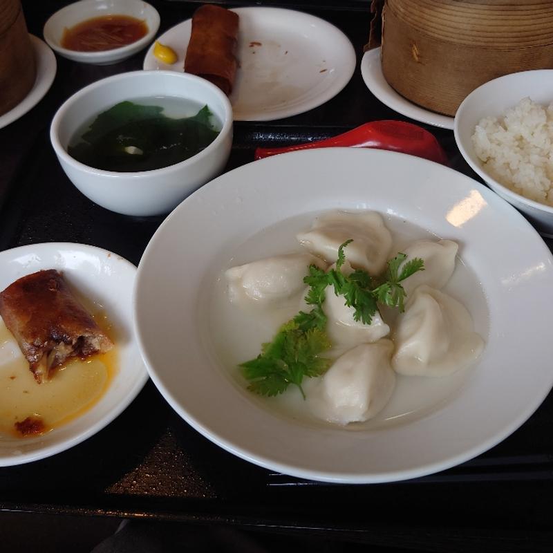 水餃子定食(麺飯家龍門 （リュウモン）)