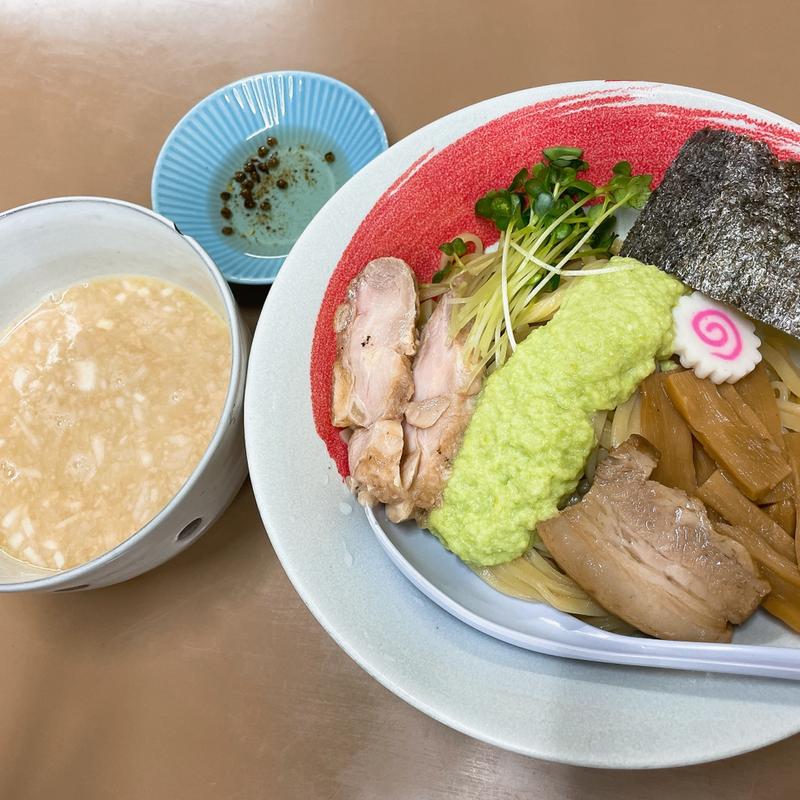 ずんだ豚つけ麺（7月限定）(どさん子 亀有南口店)