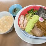 ずんだ豚つけ麺（7月限定）(どさん子 亀有南口店)