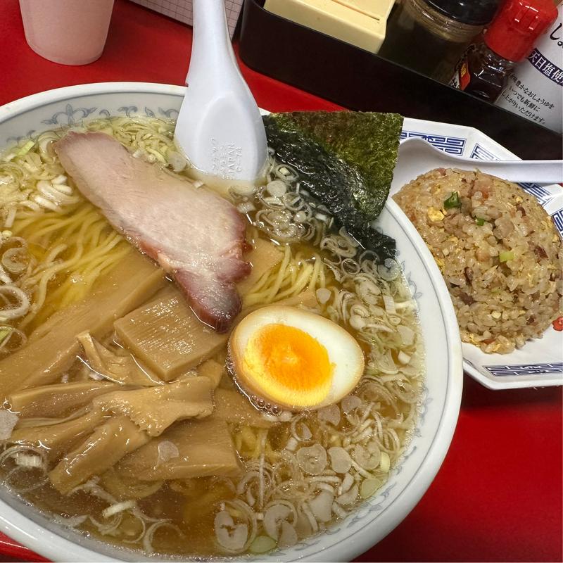 ラーメン半チャーハン(あ麺んぼ )
