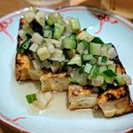 山形のだしがけ厚揚げ(大衆すし酒場 スシマヅメ 野毛本店)