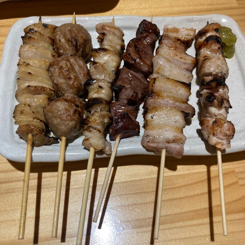 串盛り(新小岩個室居酒屋 だんだん横丁 鳥八 新小岩店)