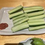 梅きゅうり(新小岩個室居酒屋 だんだん横丁 鳥八 新小岩店)