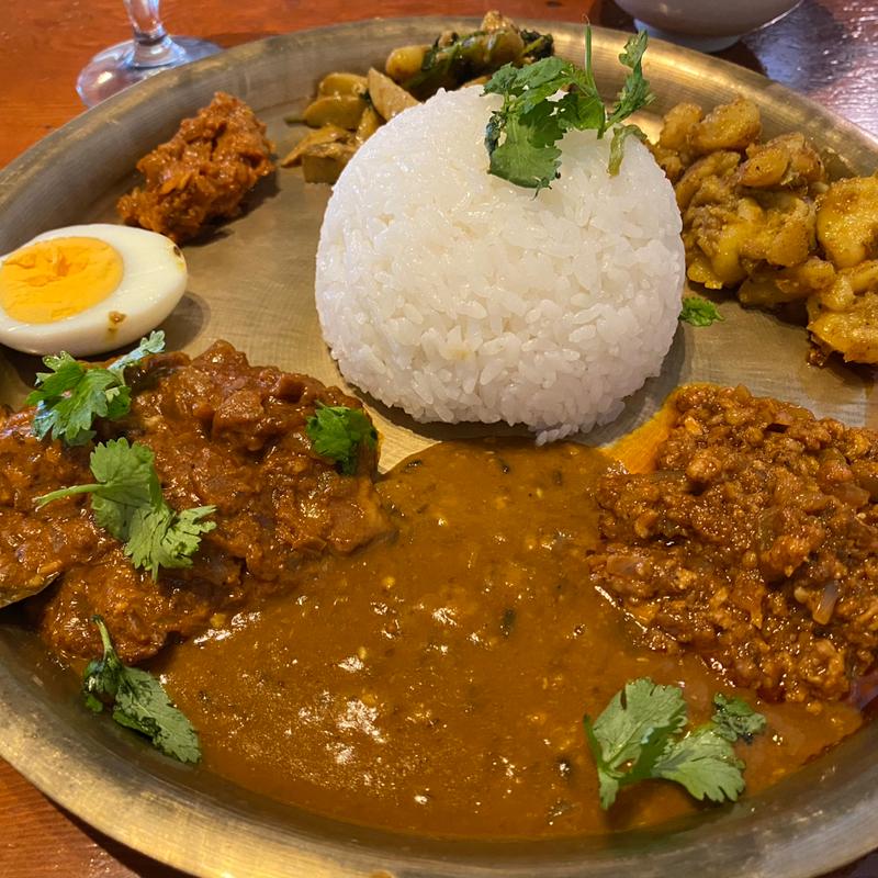 ネパールカレーセット(エベレスト アジアンカレーハウス)