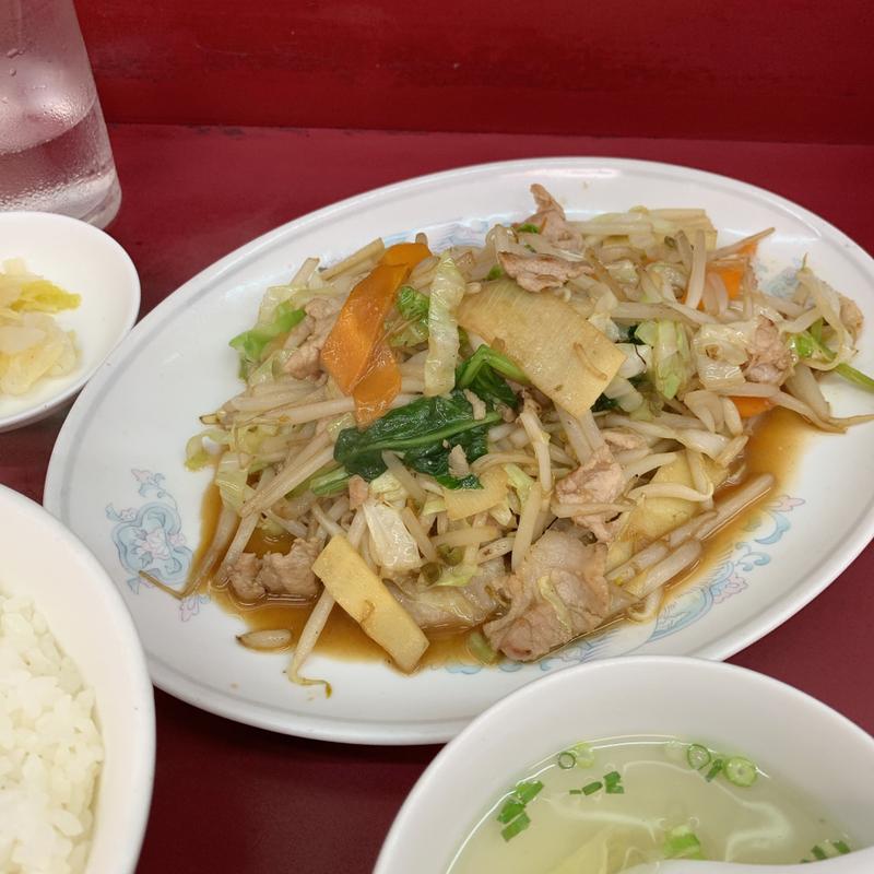 肉野菜炒め定食(林和)