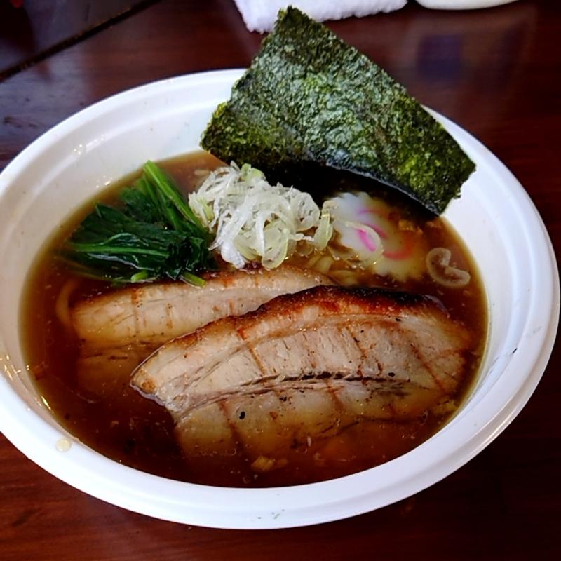 中華そばチャーシュー増し(麺屋台かじまや)