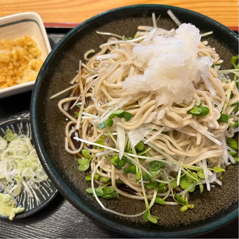 大根そば　大盛り(うえ竹)