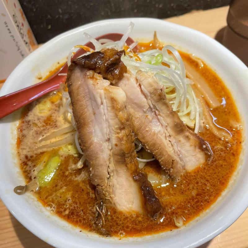 辛味噌らーめん(東京味噌らーめん 萬馬軒花橙)