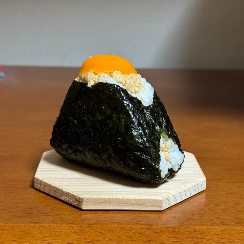 鶏とたまごの親子むすび(ごちそう焼むすび おにまる SWING MALL東岡崎店)