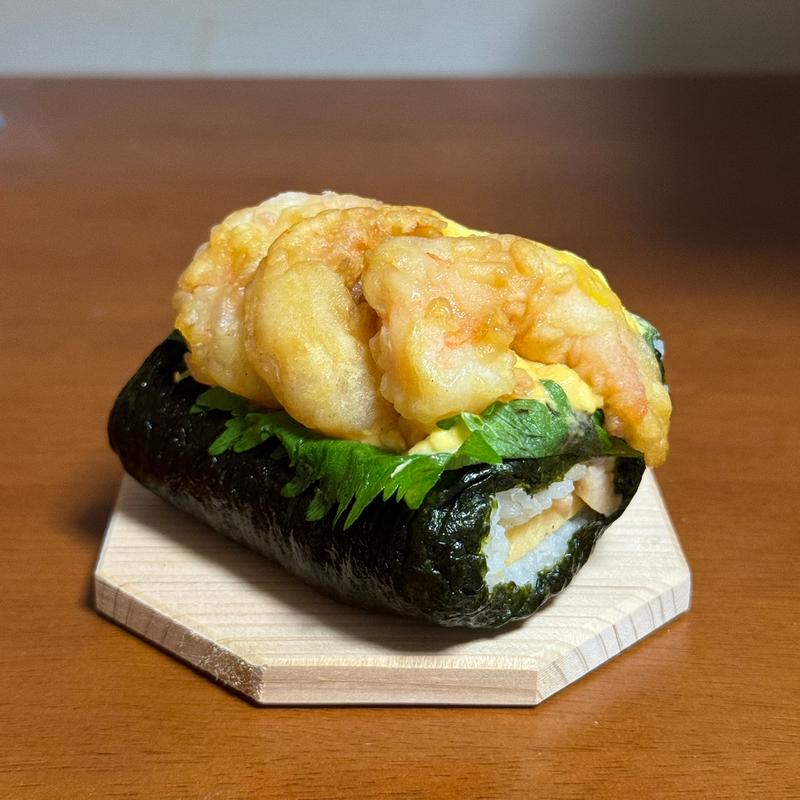 タルタル天むす(ごちそう焼むすび おにまる SWING MALL東岡崎店)