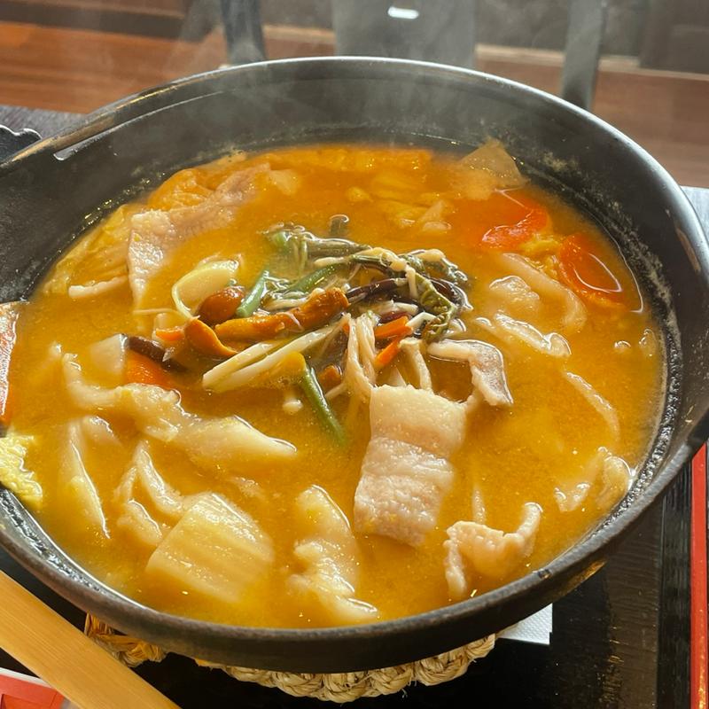 陣中鍋 信玄ほうとう(蕎麦カフェ 由布姫)