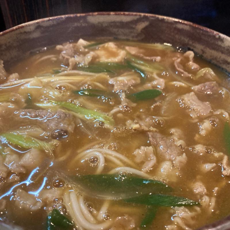 カレー蕎麦(そば処浪花)