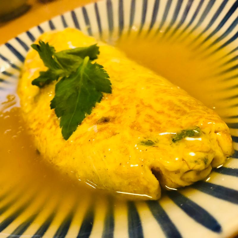 季節野菜のふんわり卵とじ(海鮮本舗)