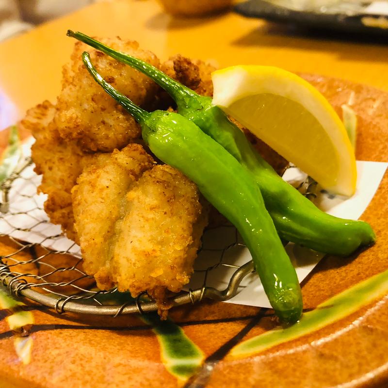 ハモの塩唐揚げ(海鮮本舗)