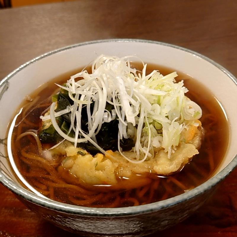 かき揚げそば(食事処空海 弘法の湯 長岡店 )