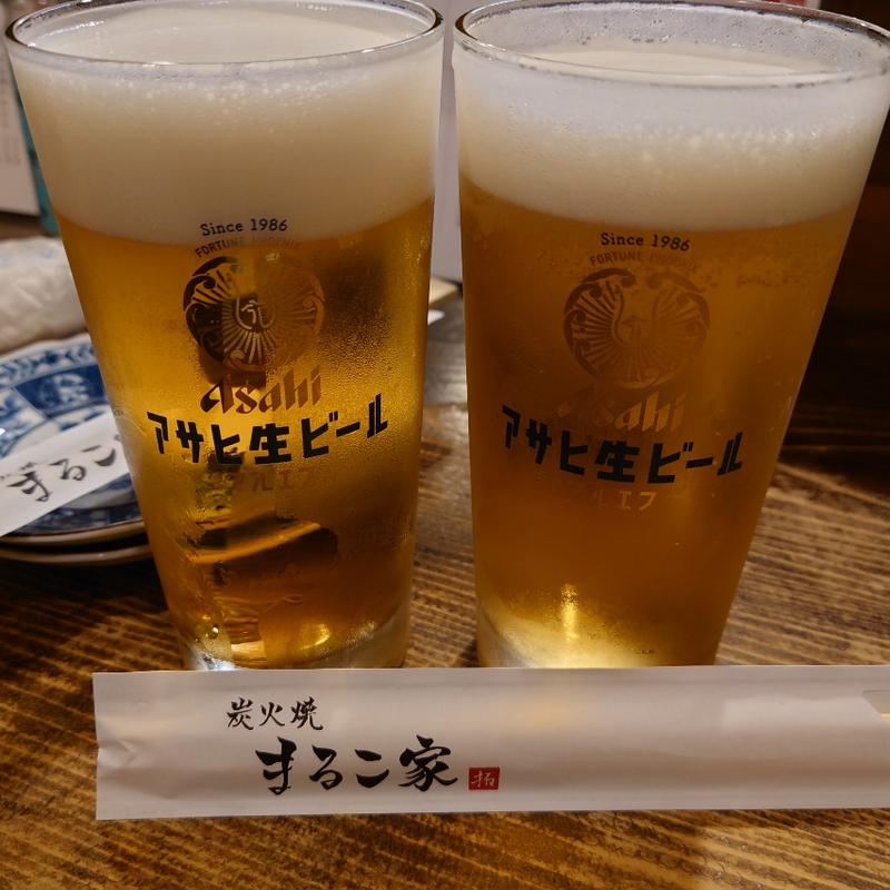 アサヒ生ビール マルエフ 中(まるこ家)