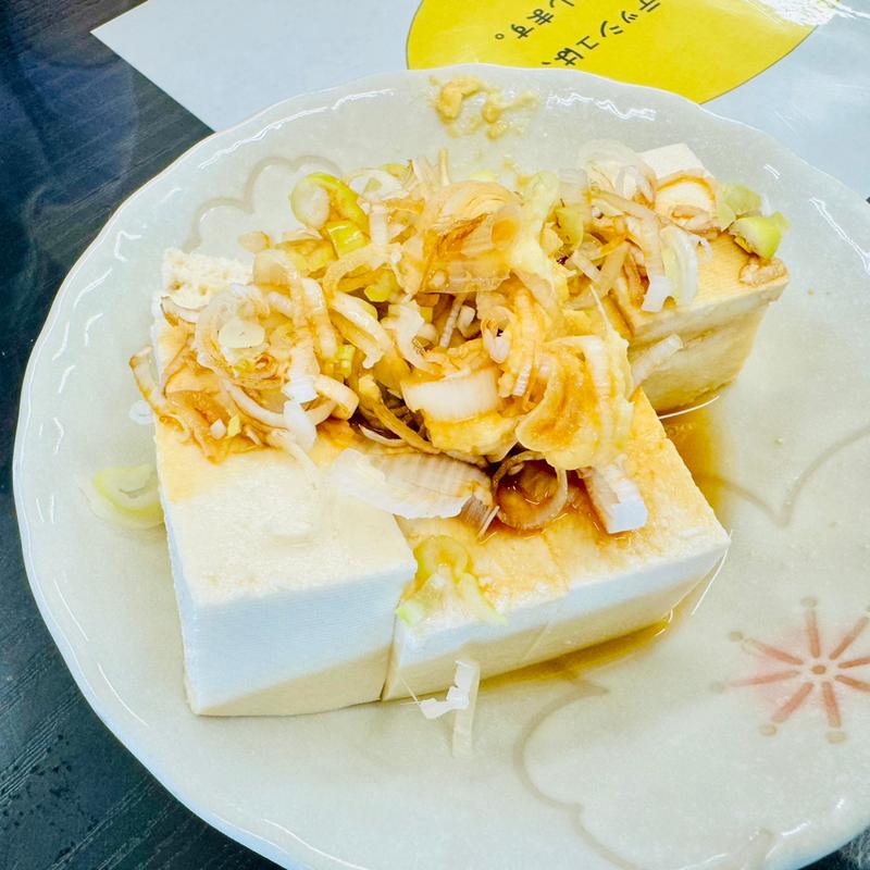 冷奴(御食事処みや川)