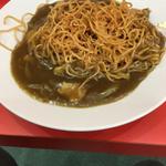 カレー焼きそば(中華料理 萬福)