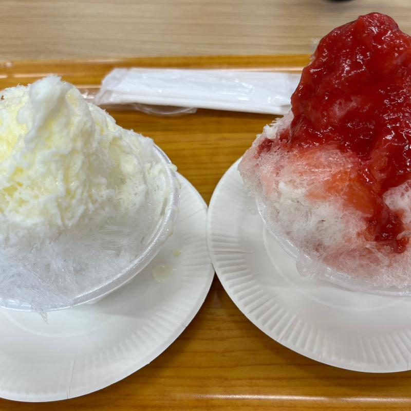 島いちごみるく+島みるく金時(淡路ファームパークイングランドの丘 )