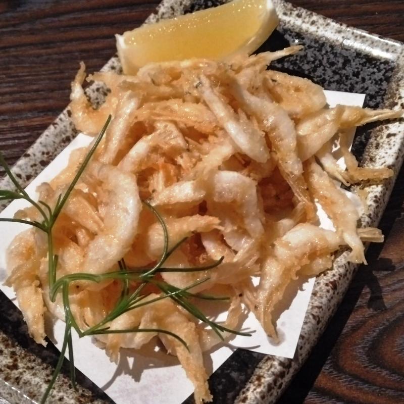 白エビ唐揚げ(炭火焼鳥 火鳥蘭)