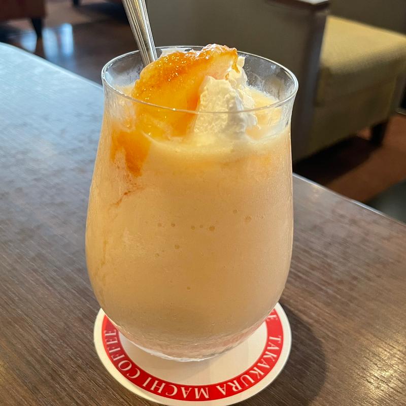桃のスムージー(高倉町珈琲 小平店)