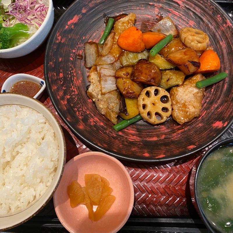 すけそう鱈と野菜の黒酢あん(大戸屋ごはん処 山下公園店)