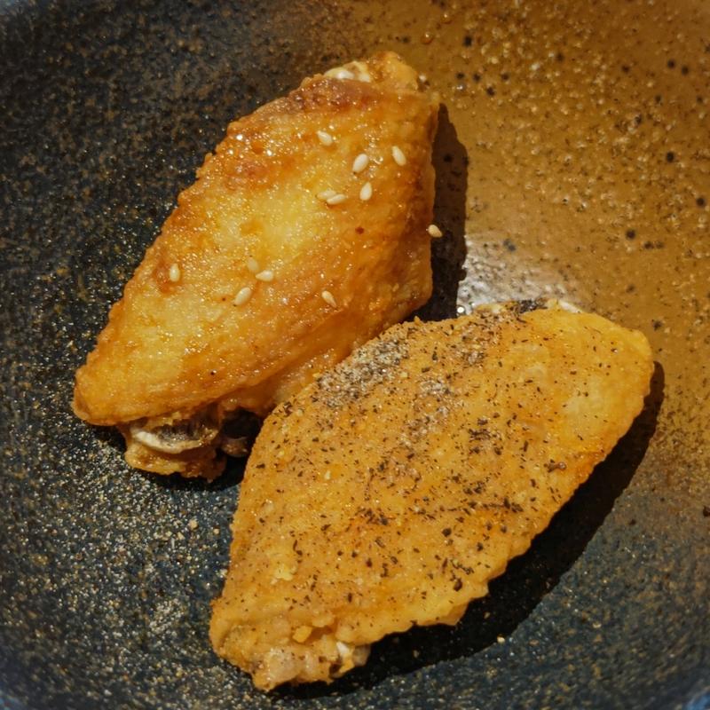 手羽先(特製タレ・塩こしょう)(味の民芸 丸山台店)