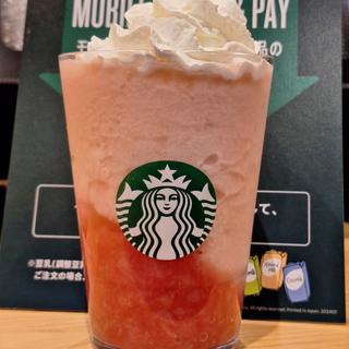 ラブ&ピーチフラペチーノ(スターバックス コーヒー イオンタウン伊賀上野店)