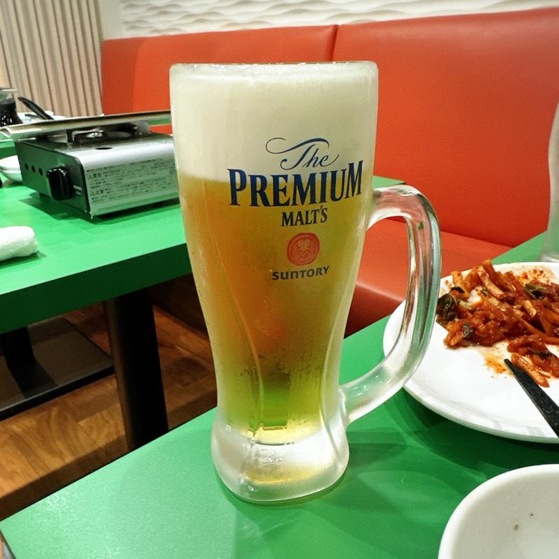 生ビール(麻布十番シモン茂)