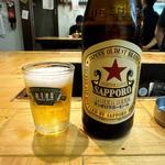 サッポロ赤星ラガー(大衆酒場 チャン栓チャン)