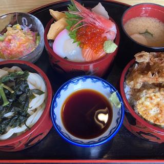 ランチ三福丼(錦鮨 （にしきすし）)