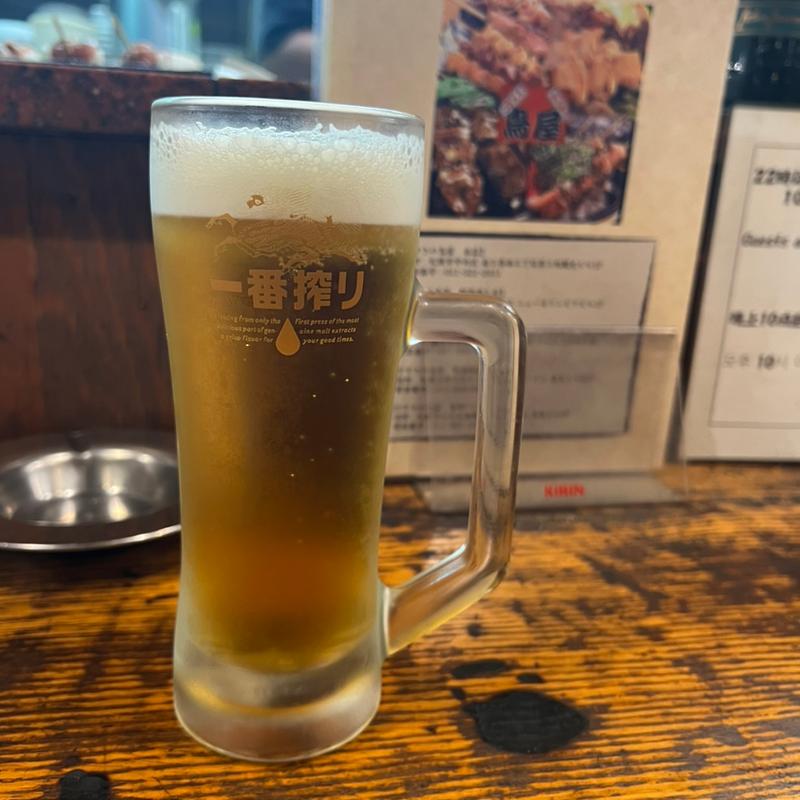 中ジョッキ(すすきの鳥屋 駅前通店)