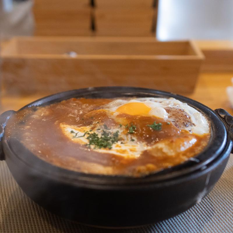 ハンバーグ(キッチンしまだ)