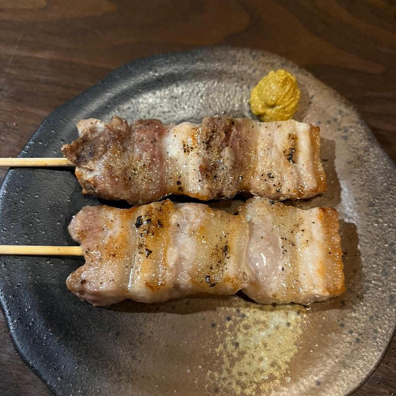 豚バラ串(炭屋 五ゑ門)