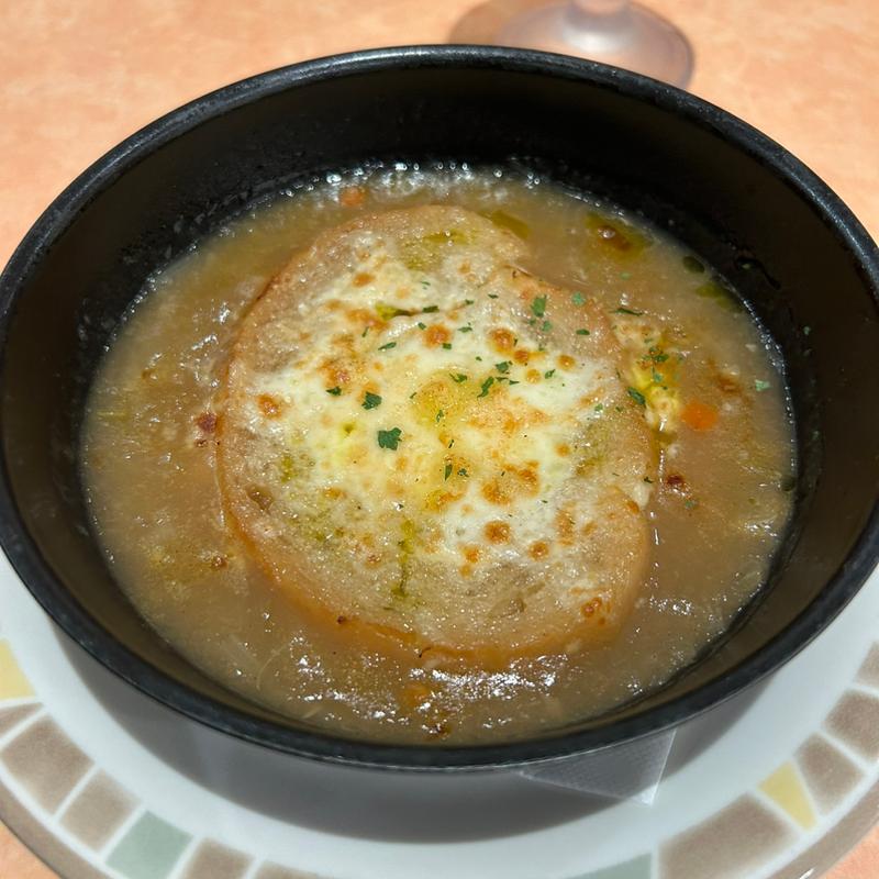 たまねぎのズッパ(サイゼリヤ イオンモール奈良登美ヶ丘店)