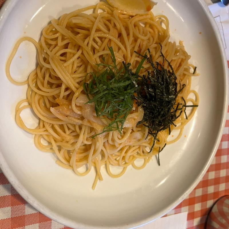 明太子パスタ(どんぐり)